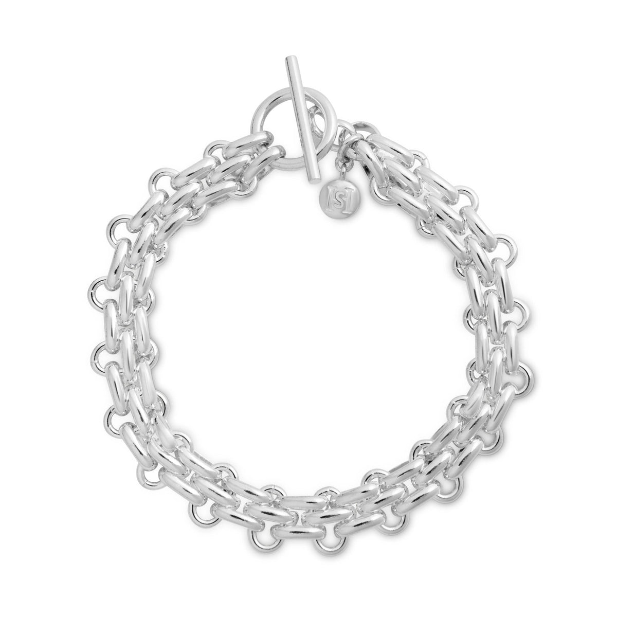 Sterling Silver Heritage Chain Bracelet | Hersey & Son Silversmiths