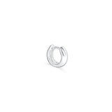 Men's Sterling Silver Chunky Mini Hoops