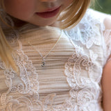 Silver Number Necklace