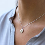 Small Sterling Silver Pebble Necklace