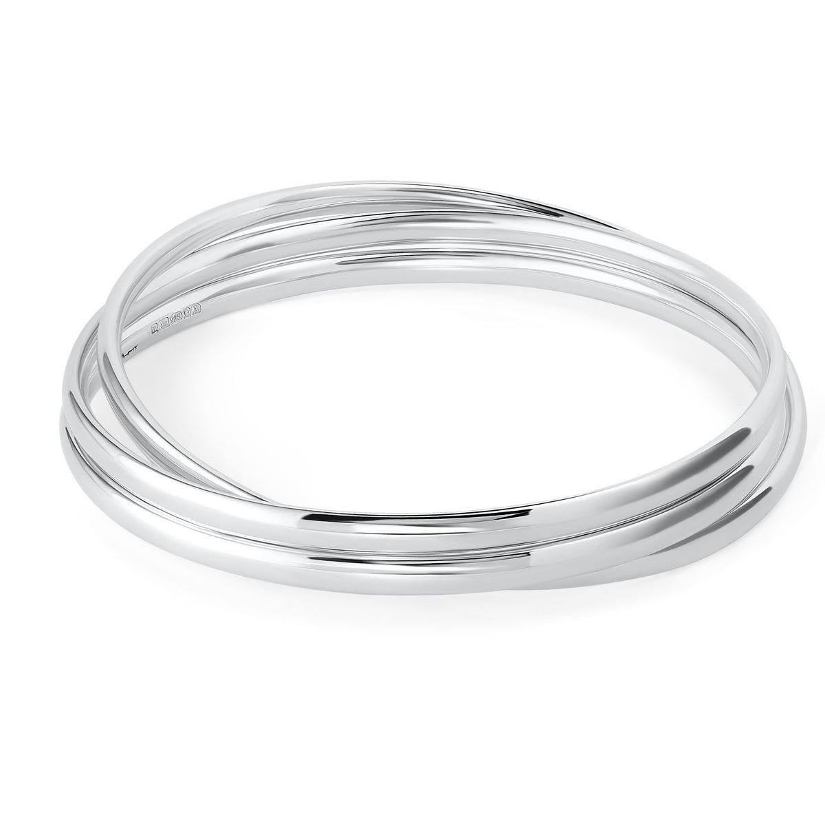 zuci Three-Stranded Bangle(Silver)
