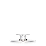Silver Small Modern Candlestick