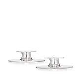 Silver Small Modern Candlestick
