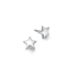 Sterling Silver Star Stud Earrings