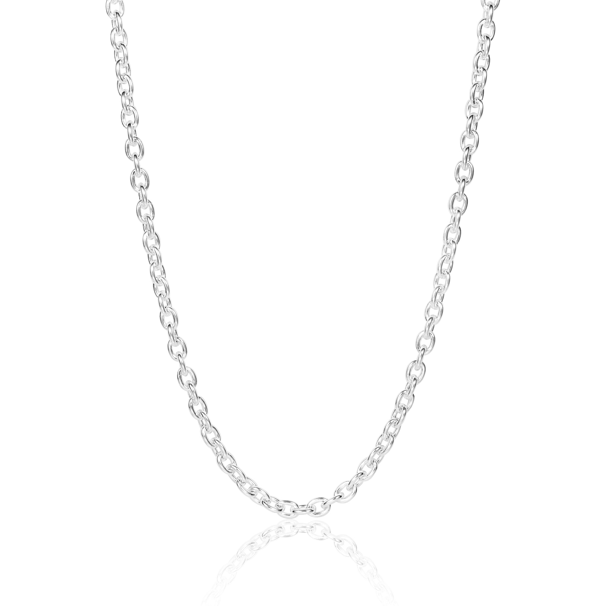 Heavy sterling silver cable chain - Hersey