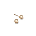 9ct old ball stud earrings 4mm
