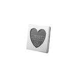 Heart Silver Photograph Frame - single