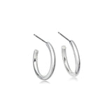 Classic Sterling Silver Open Hoops