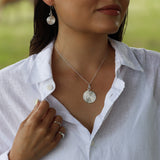 Sterling Silver Spiral Necklace
