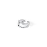 Sterling Silver Double Ear Cuff