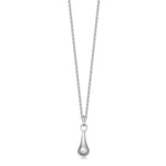 sterling silver teardrop pendant