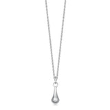 sterling silver teardrop pendant