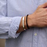 Men's Tapered Sterling Silver Cuff No.9