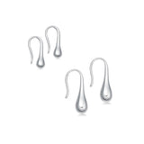 Sterling Silver Teardrop Earring