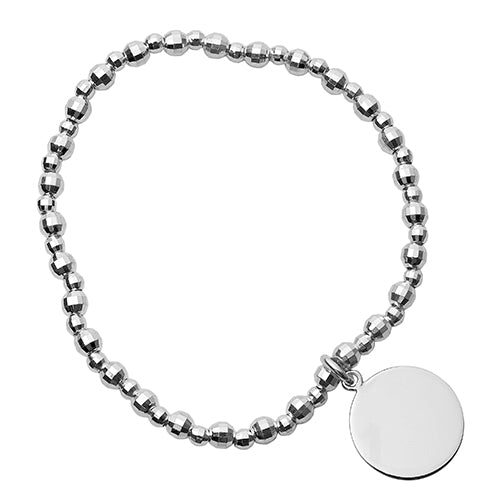 Silver Bead Bracelet