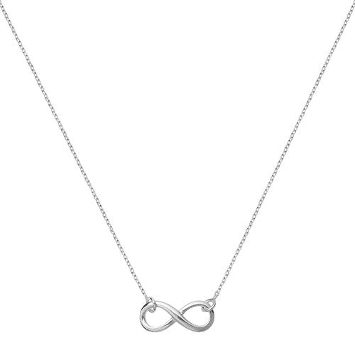 Silver Infinity Charm Necklace