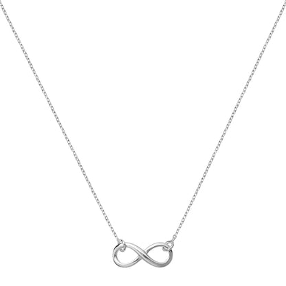 Silver Infinity Charm Necklace