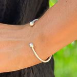 Child's Slim Silver Torque Bangle - hersey-and-son