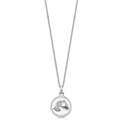 Childs Sterling Silver Zodiac Necklace
