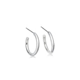 Sterling Silver Hoop Earrings - hersey-and-son