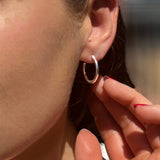 Sterling Silver Hoop Earrings - hersey-and-son