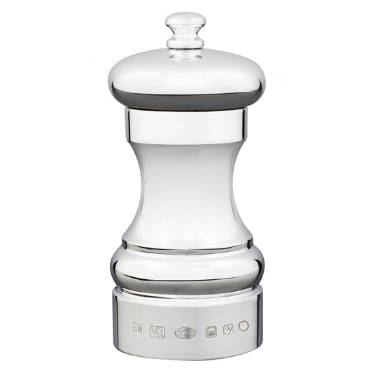 Silver Capstan 4 inch Peppermill