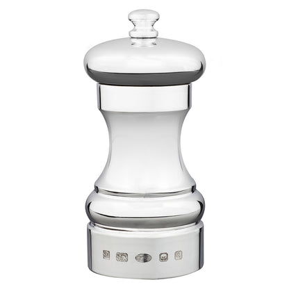 Silver Capstan 4 inch Peppermill