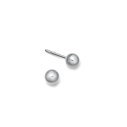 Silver Ball earrings