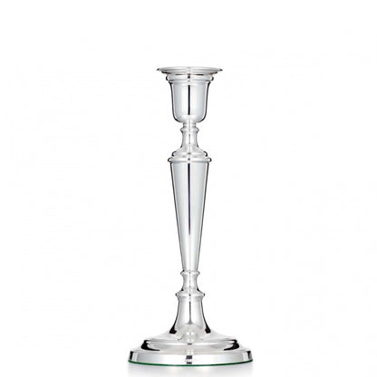 Silver v stem classic candlestick 9