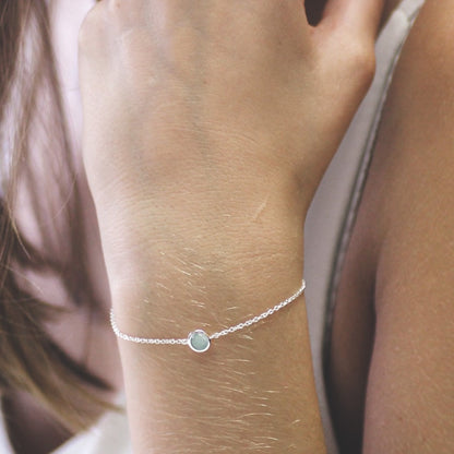 aquamarine bracelet