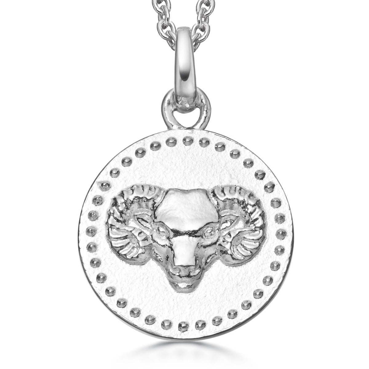 Sterling Silver Aries Pendant