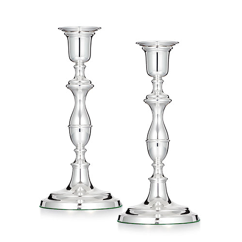 Silver Candlestick - 8.5" Baluster - hersey-and-son