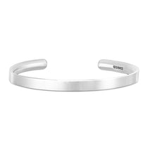 Mens Silver Bracelet Deluxe Slim - hersey-and-son