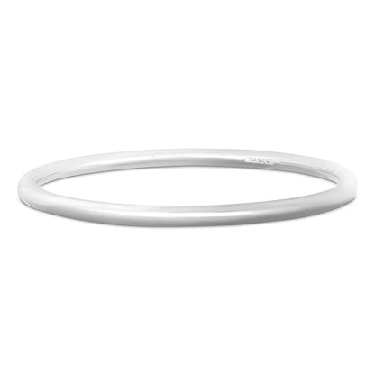 Silver Bangle No.1 - 4mm