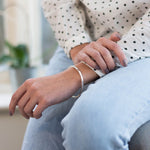 Silver Bangle No.3 - hersey-and-son