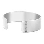 Mens Extra Wide Silver Cuff Bracelet - hersey-and-son
