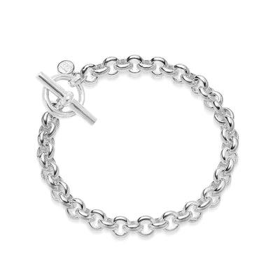 Silver link hotsell bracelets women's