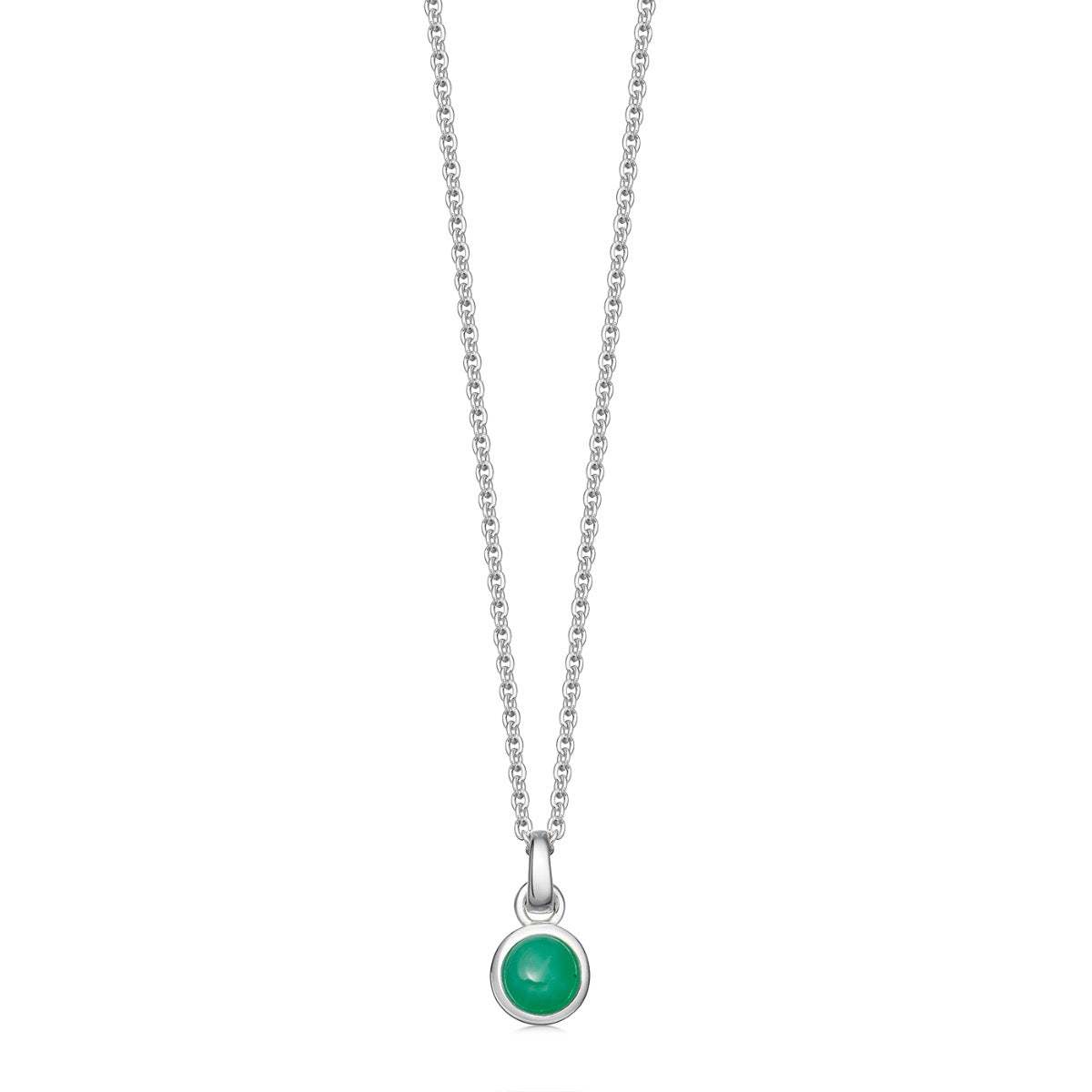 emerald birthstone necklace 