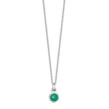 emerald birthstone necklace 