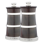 Silver & Blackwood Churn Peppermill - hersey-and-son