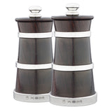 Silver & Blackwood Churn Peppermill - hersey-and-son