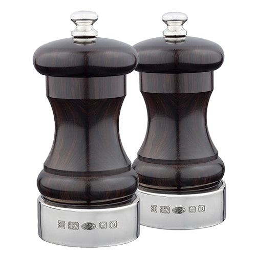 Silver & Blackwood Capstan 4-inch Peppermill