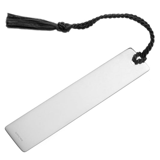 Silver Rectangular Bookmark