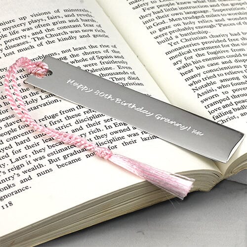 Silver Rectangular Bookmark