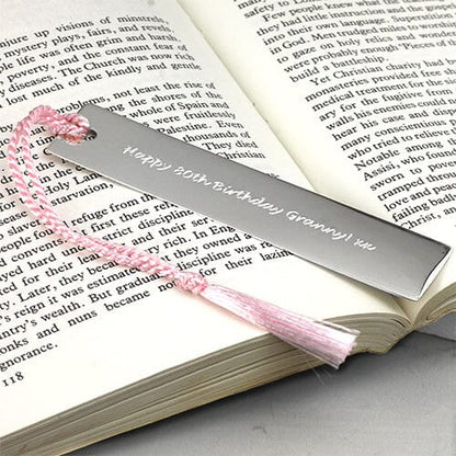 Silver Rectangular Bookmark
