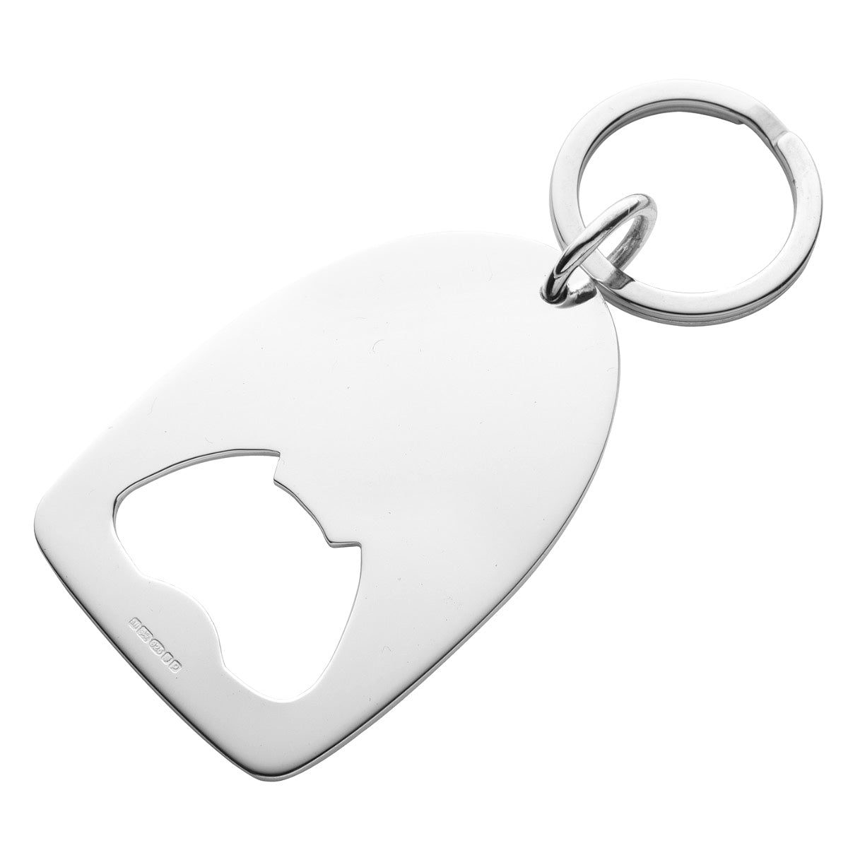 Silver Bottle Opener Keyring