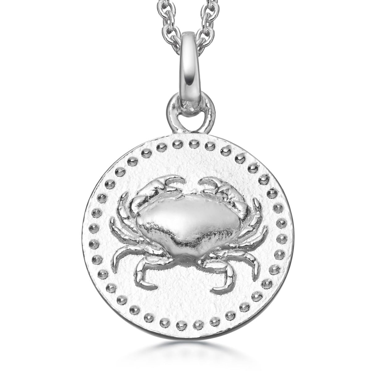 Sterling Silver Cancer Pendant
