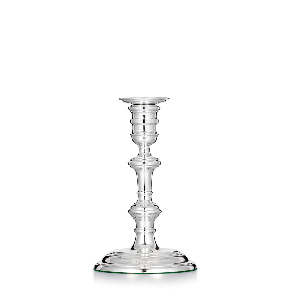 Silver georgian candlestick