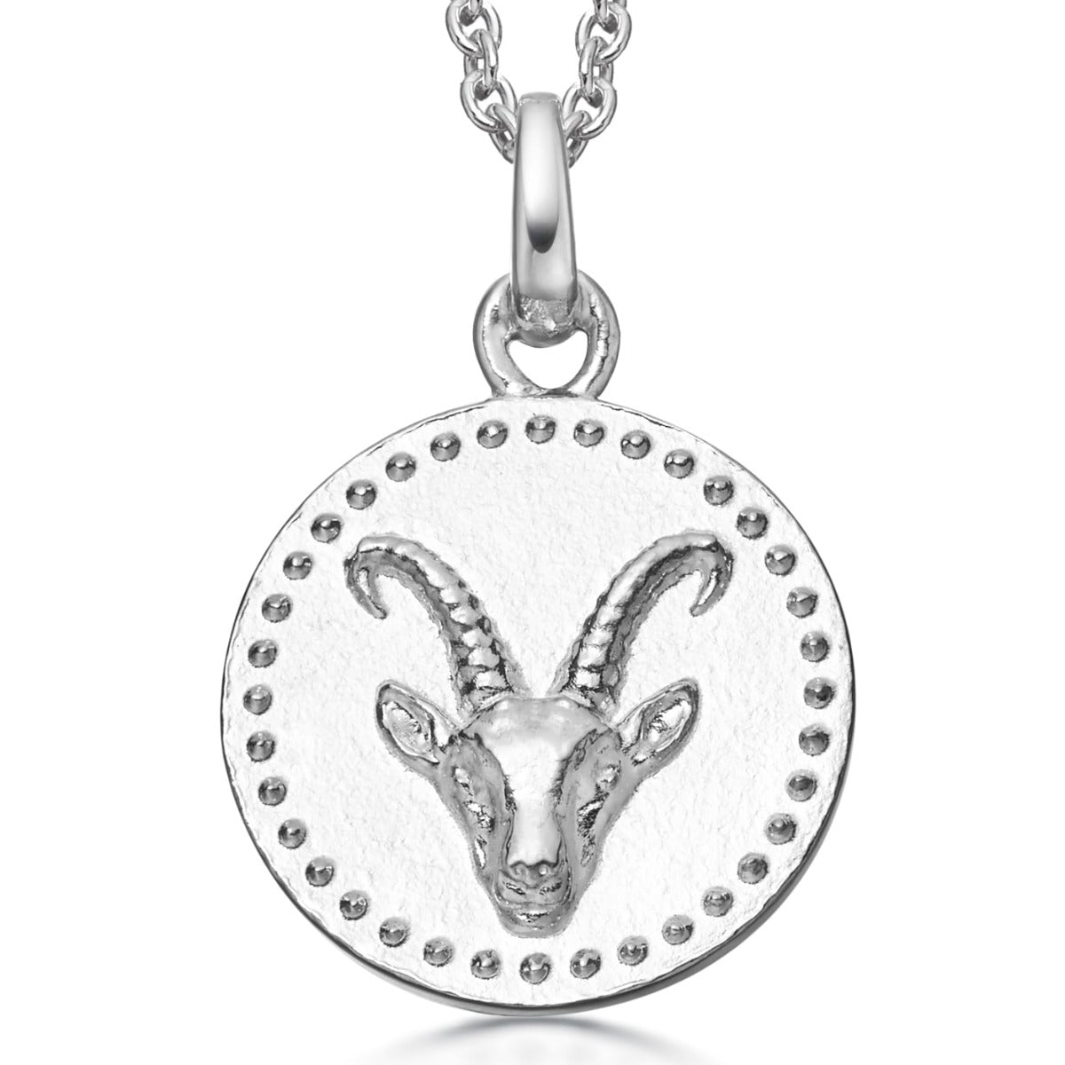 Sterling Silver Capricorn Pendant