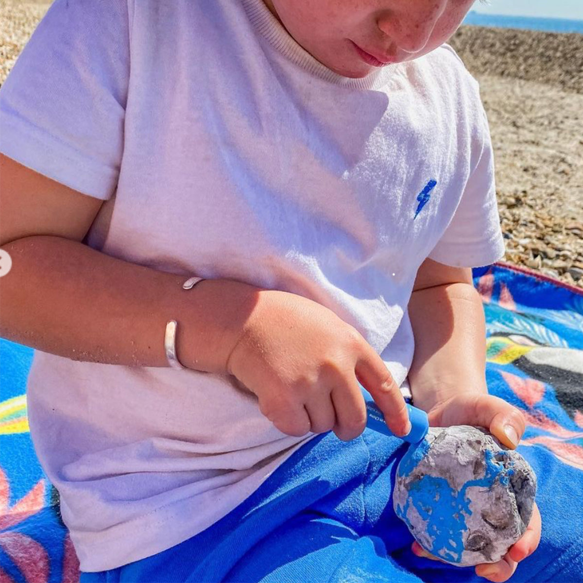 Childs Silver Open Bracelet